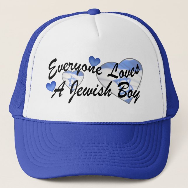 Loves Jewish Boy Hat (Front)