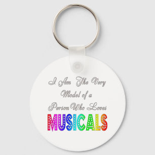 Loves Musicals Keychain