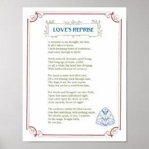 Love's Reprise - A Romantic, Musing Poem - Print