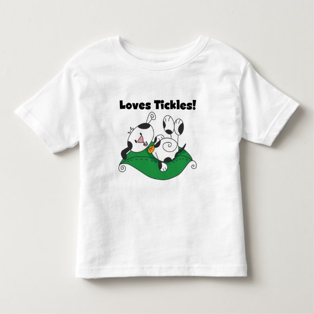 Loves Tickles T-shirts and Gifts (Front)