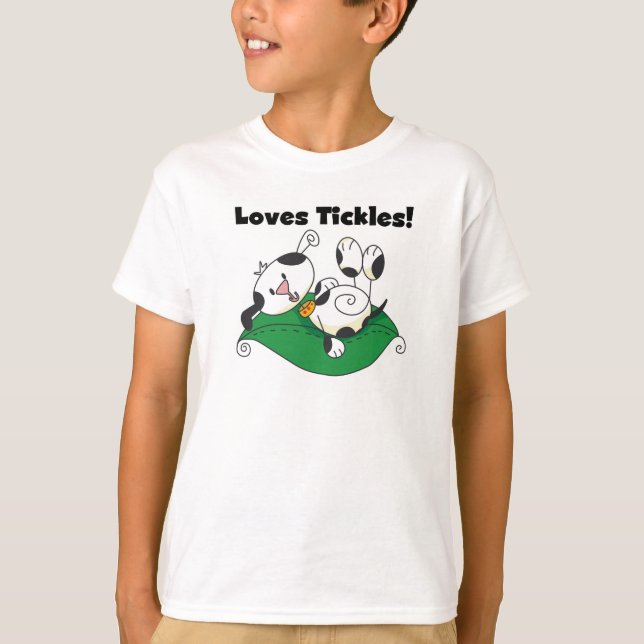 Loves Tickles T-shirts and Gifts (Front)