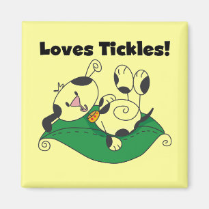 Loves Tickles T-shirts and Gifts Magnet