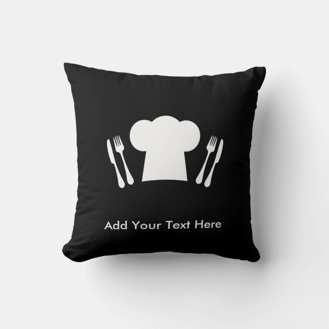 Loves to Cook Kitchen or Restaurant Cushion (Front)