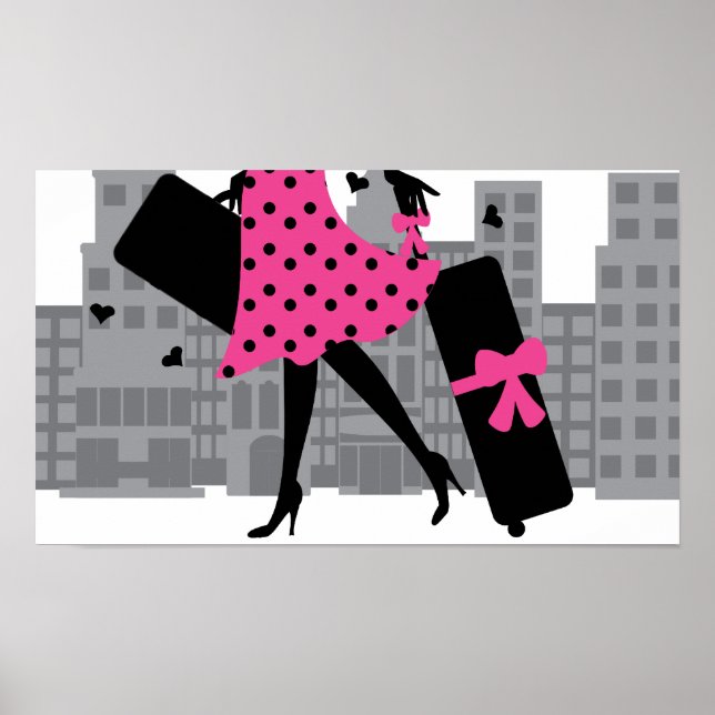 Loves to Travel Poster (Front)