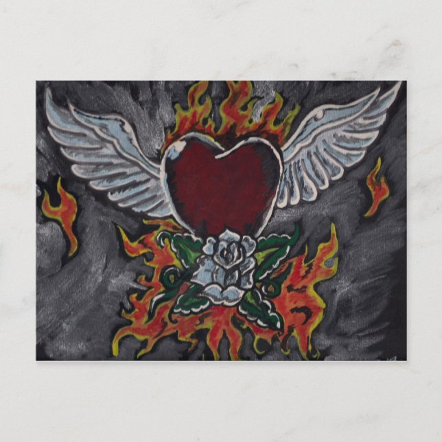 Love's Wings Postcard (Front)