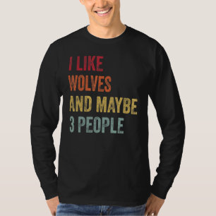 Loves Wolves wolf Face 12 T-Shirt