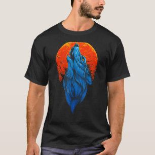 Loves Wolves wolf Face 3 T-Shirt