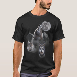Loves Wolves wolf moon 2 T-Shirt