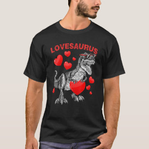 LoveSaurus Dino Dinosaur Toddler Valentines Day Ba T-Shirt