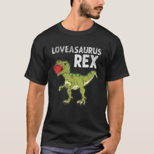 Lovesaurus Rex Valentines Day Cute Dinosaur Heart T-Shirt