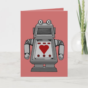 Lovesick Robot Holiday Card