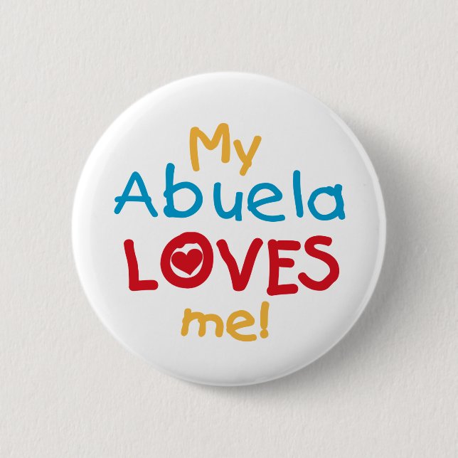 LOVESMEabuela 6 Cm Round Badge (Front)