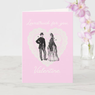 Lovestruck for you, Valentine Valentine's Day Card