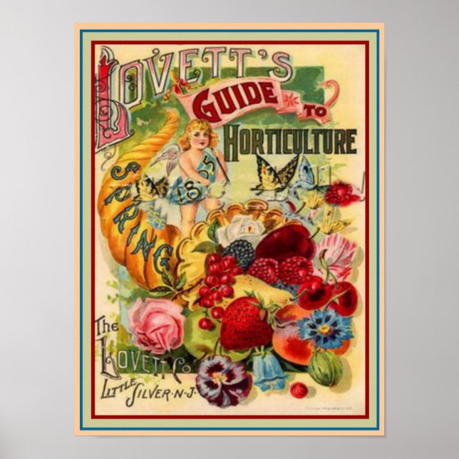 Lovett's 1895 Horticulture Guide 12x16 Poster (Front)