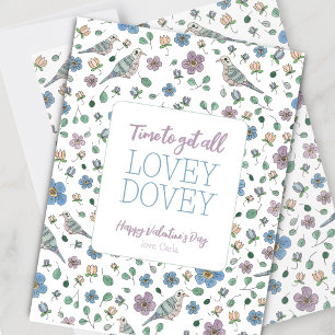 Lovey Dovey Valentine's Day Holiday Card
