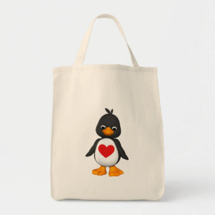 Lovey The Penguin Tote Bag