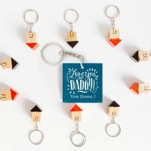 Loveyou Daddy customised Acrylic Keychain