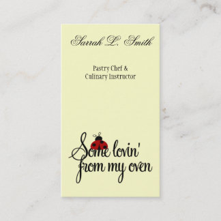 Lovin' From My Oven Business Card