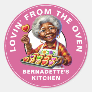 Lovin' From the Oven Classic Round Sticker