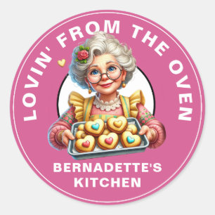 Lovin' From the Oven Classic Round Sticker