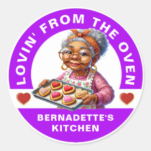 Lovin' From the Oven Classic Round Sticker