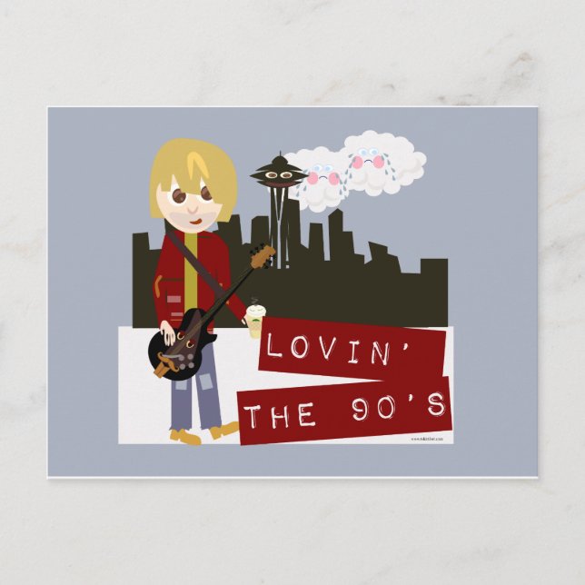 Lovin the Nineties! Postcard (Front)