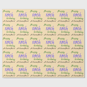 Loving 18th Birthday Wrapping Paper