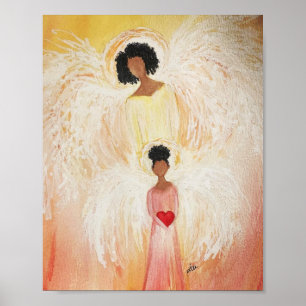 Loving Angel Premium Canvas Poster (8x10)