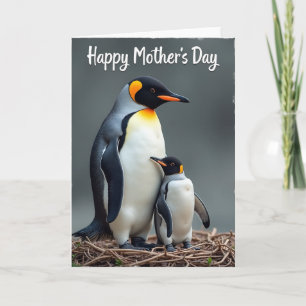 Loving Aquatic Birds Moms Day Card