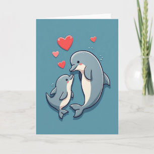 Loving Aquatic Pair Mothers Day Card