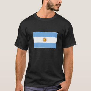 Loving Argentina Flag Patriotic Argentine Sports S T-Shirt