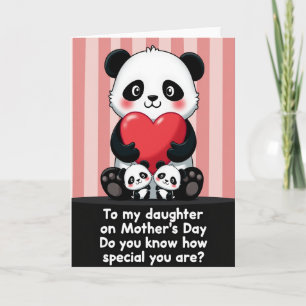Loving Bear Family Heart Card