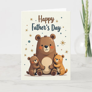 Loving Bear Fathers Day Card
