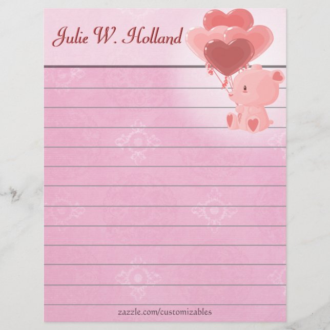 Loving Bear Letterhead (Front)