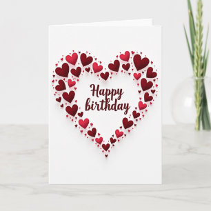Loving Birthday Heart Card