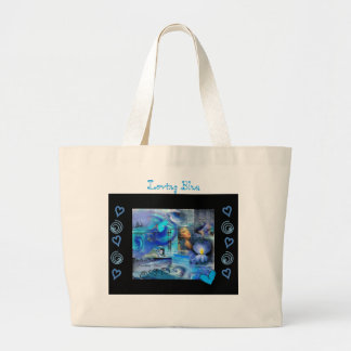 "LOVING BLUE" JUMBO TOTE BAG