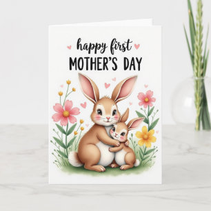 Loving Bunny Mothers Day Card