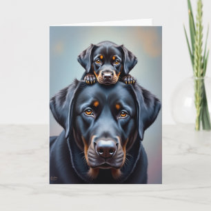 Loving Canine Family Card