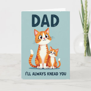 Loving Cat Dad Day Image Card