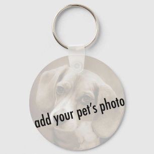 Loving Circle Pet Picture Key Ring