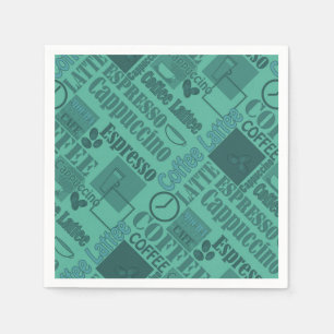 Loving coffee napkin