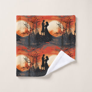 Loving Couple Bath Towel Set