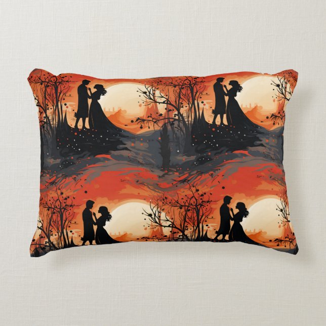 Loving Couple  Decorative Cushion (Front)