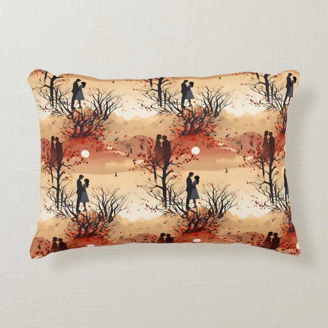 Loving Couple  Decorative Cushion (Front)