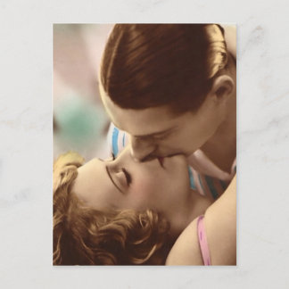 Loving Couple French Postcard