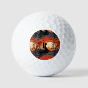Loving Couple Golf Balls