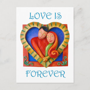 Loving Couple Postcard