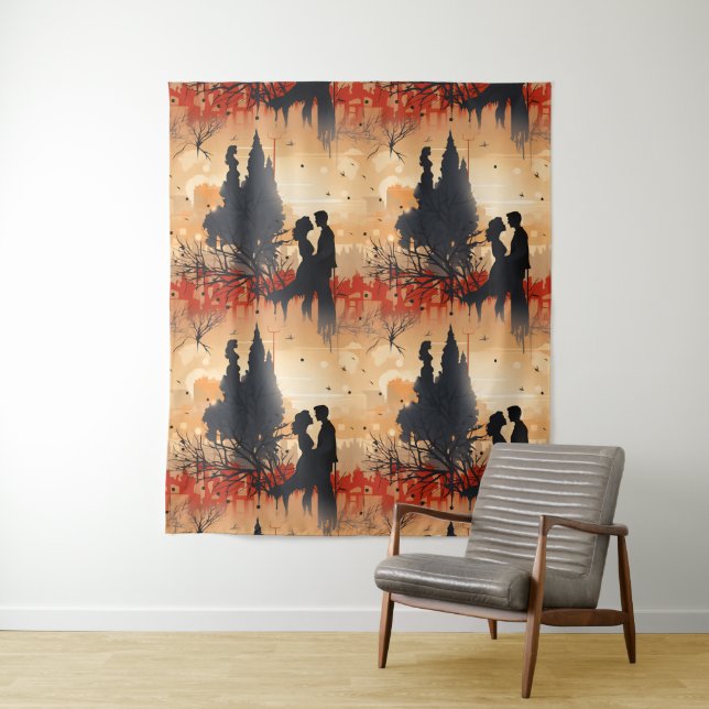 Loving Couple  Tapestry (In Situ)