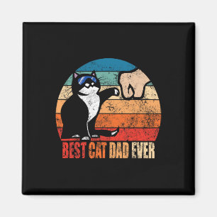 Loving Daddy Fathers Day Gift Mens None Best Cat D Magnet