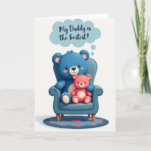 Loving Daddy Plush Toy Card